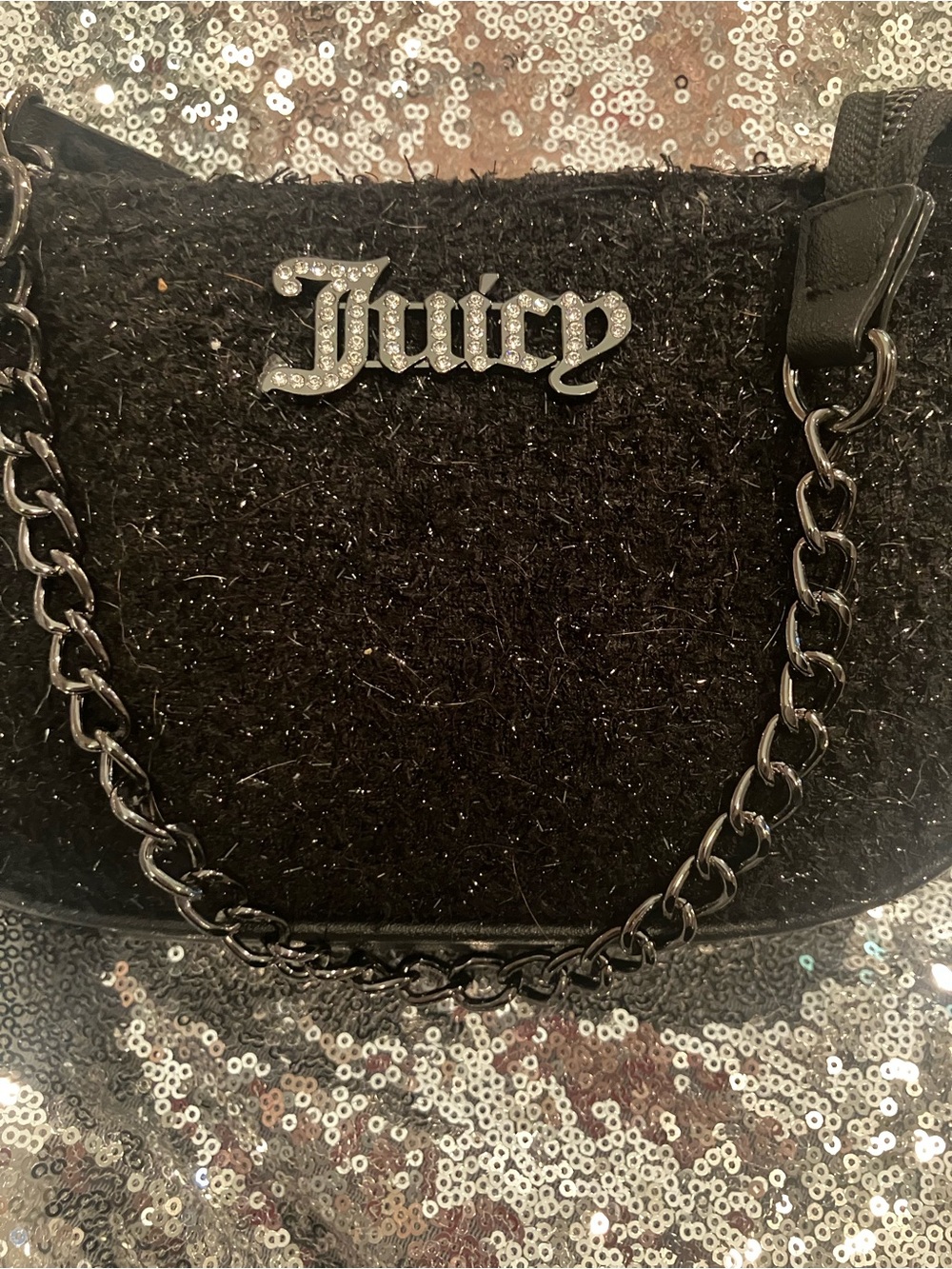 Juicy Couture Boucle Sparkle Mini Bag